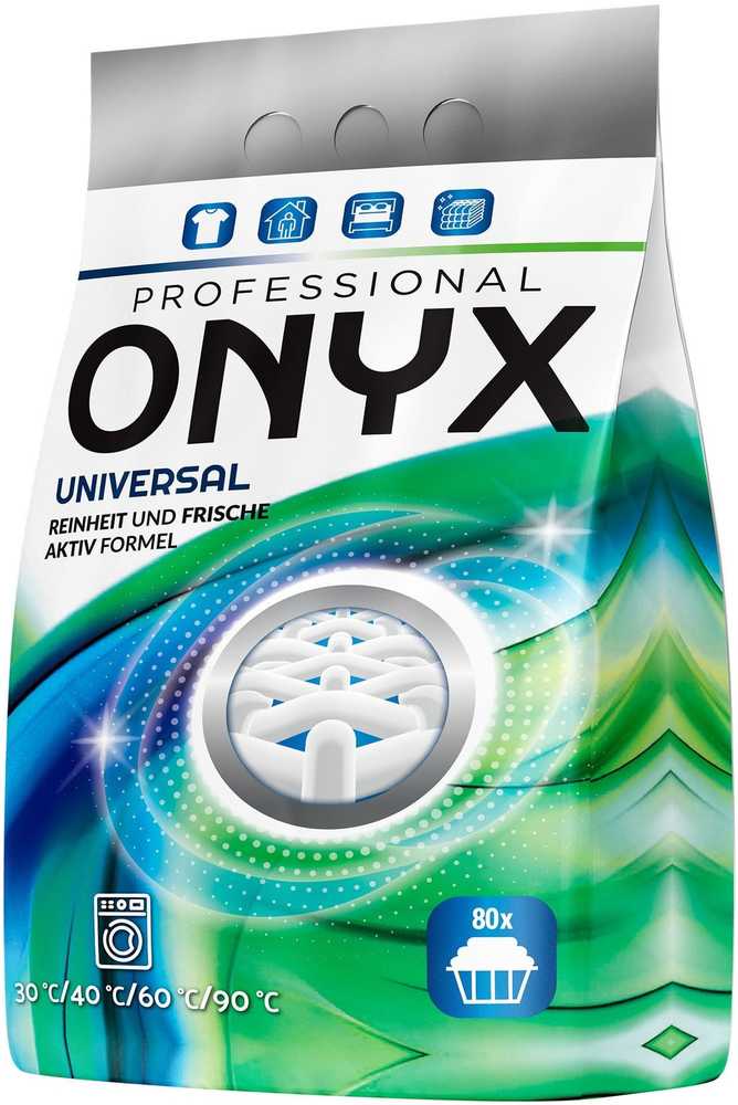 ONYX PROFESSIONAL Skalbimo milteliai (80 prań) - Universal 4,8kg
