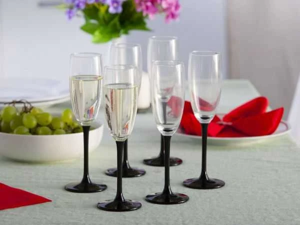 Onyx šampano taurių rinkinys, 6 vnt., 180 ml