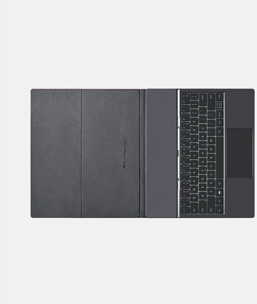 Onyx Boox Note Max / Tab X C magnetinis dėklas su klaviatūra, rudas