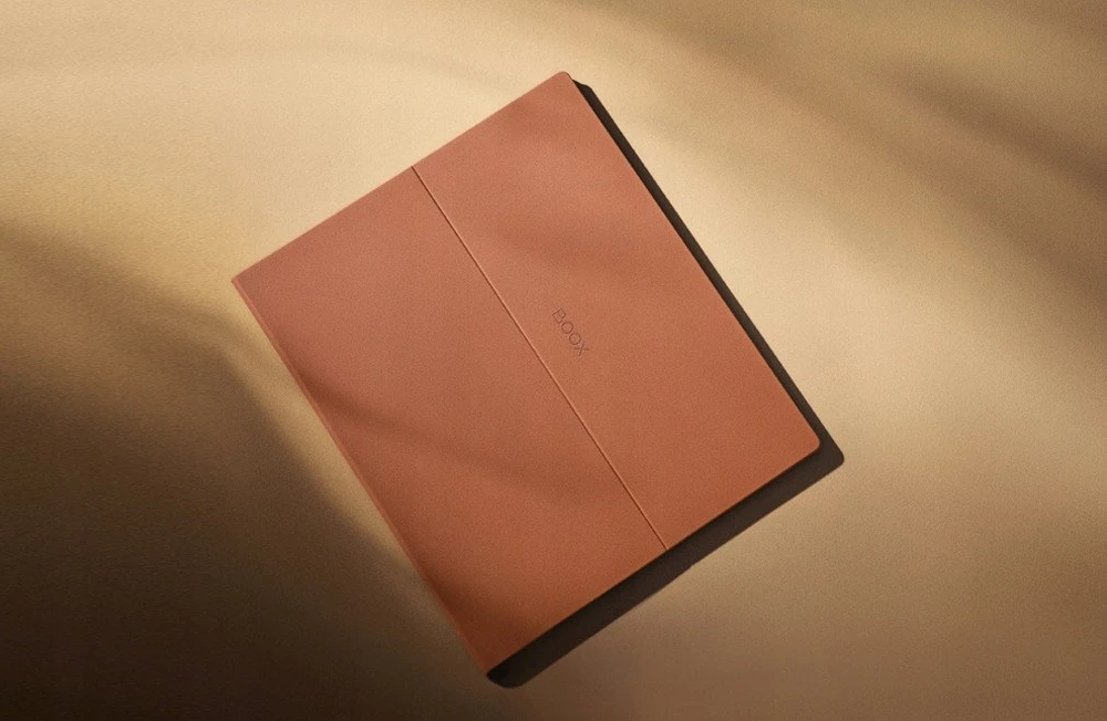 Onyx Boox Note Max / Tab X C magnetinis dėklas su klaviatūra, rudas