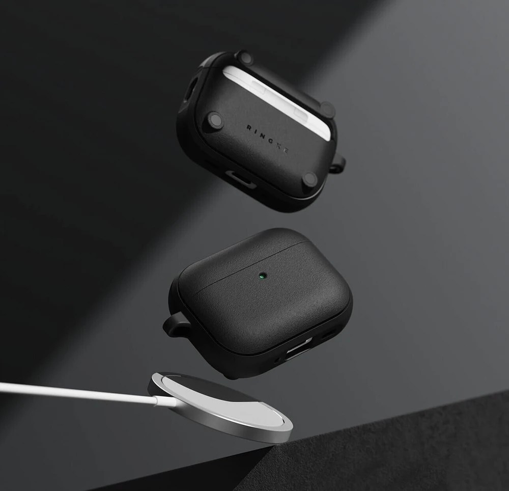 „Ringke AirPods Pro 3“ dėklas, magnetinis, onikso spalvos, juodas