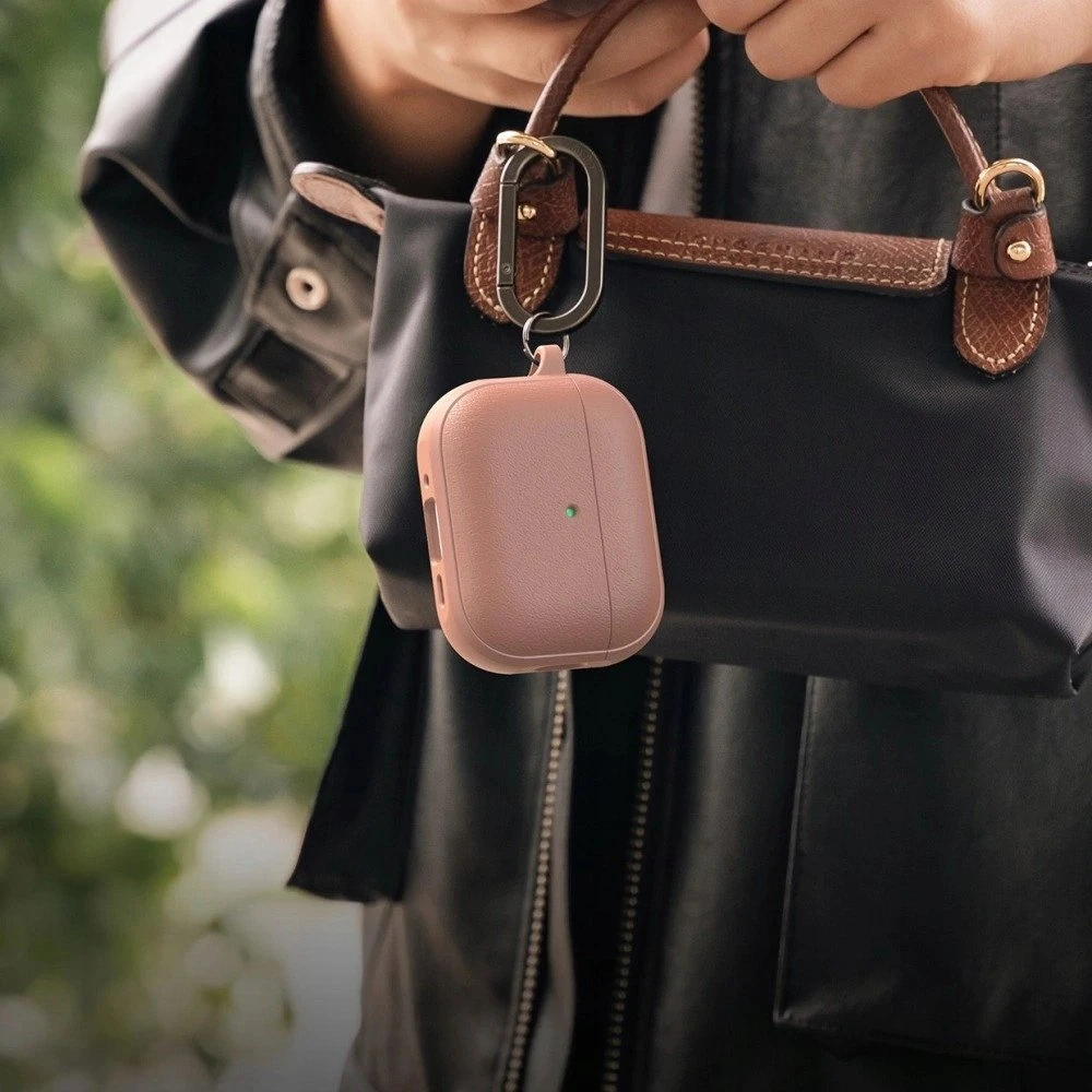„Ringke AirPods Pro 3“ dėklas, magnetinis, onikso spalvos, koralų spalvos