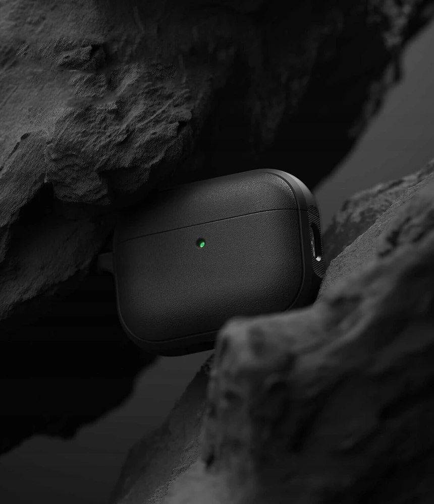 „Ringke AirPods Pro 3“ dėklas, magnetinis, onikso spalvos, juodas