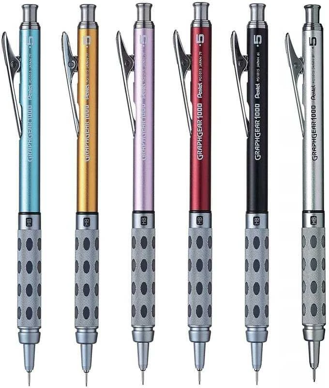 Pentel GraphGear 1000 spalvota linija