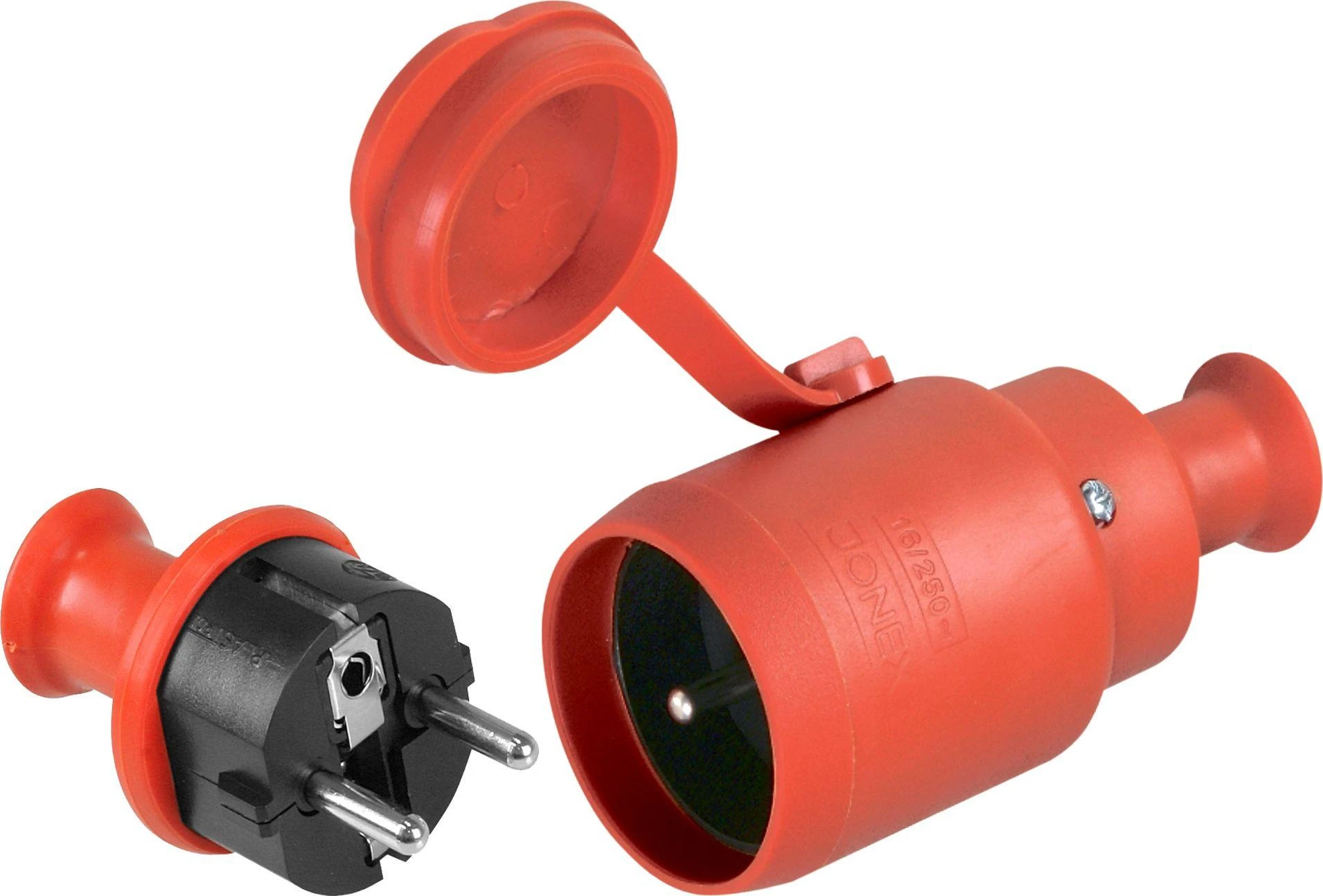 Plastrol Opal GN- H2 lizdas + WT- 40H IP44 kištukas oranžinis