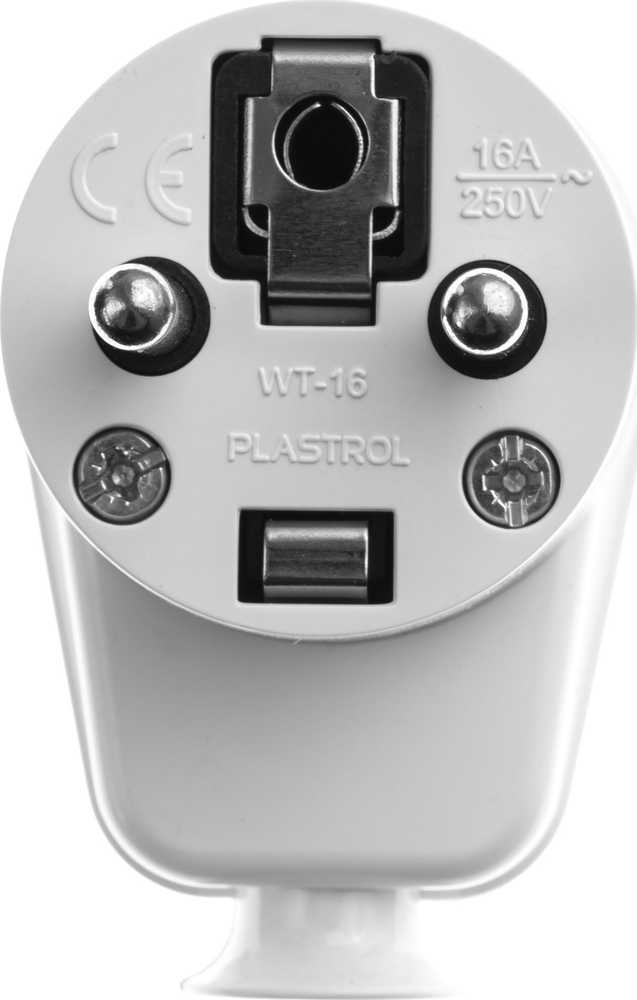 Plastrol Wtyczka rozbieralna, kątowa, 2p+su, 16a, 250v, wt-16 balta