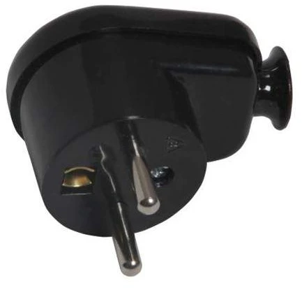 2162# Oem WT-16 kištukas - į lizdą su įžeminimu - juodas