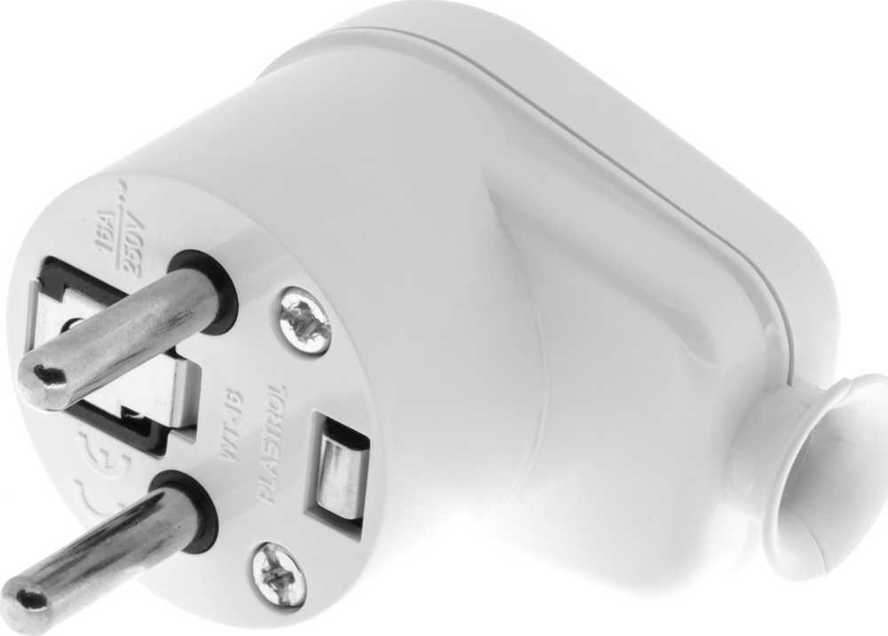 Plastrol Wtyczka rozbieralna, kątowa, 2p+su, 16a, 250v, wt-16 balta