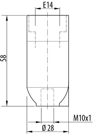 Pakabinamas šviestuvas Lemputės lizdas Pawbol D.3001 E14