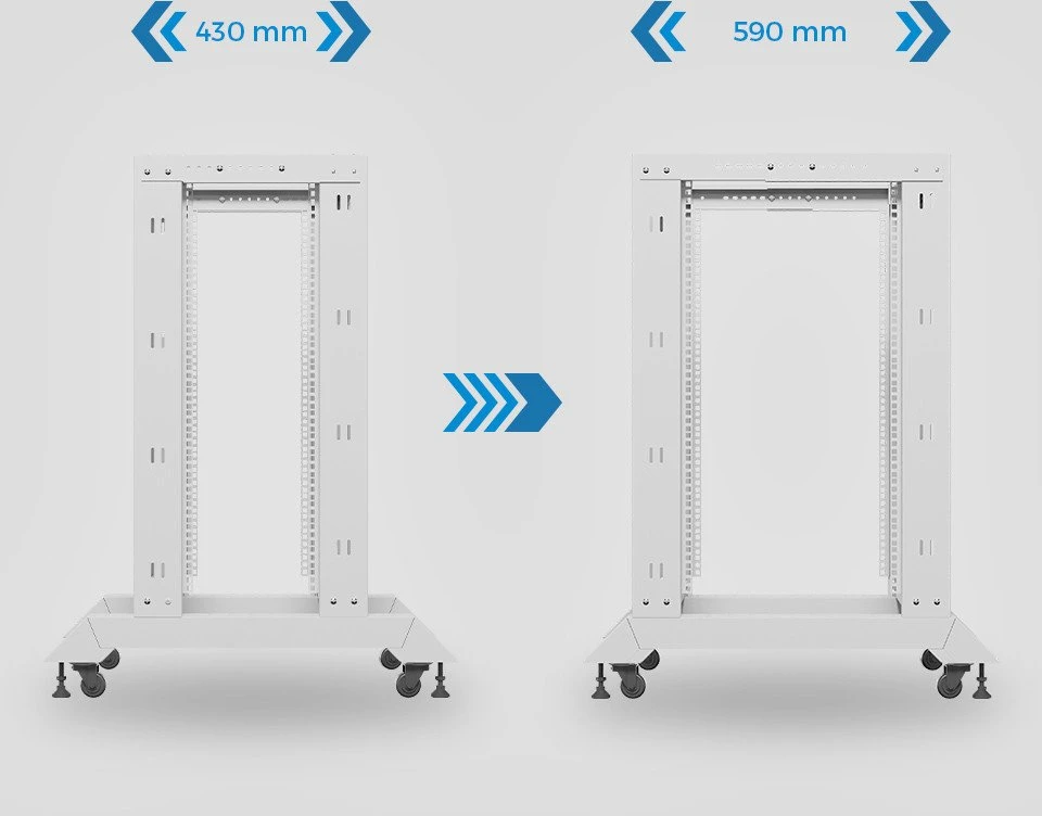 Lanberg Open Rack 19" 32U 600X800 | OR01-6832-S | Pilkas