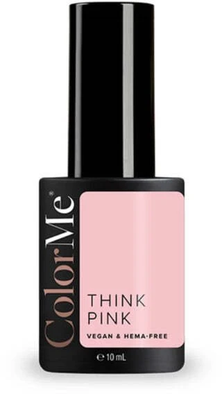 ColorMe Cosmetics Think Rožinė Gel Semi-Permanent Nagų lakas, 10 ml