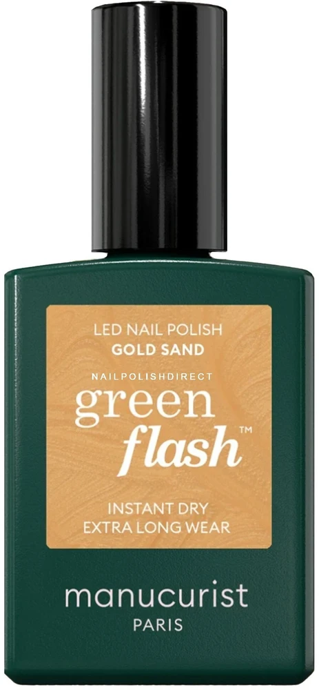 OPI Manucurist „Žalias Flash“ nagų lakas, auksinis smėlis, 15 ml