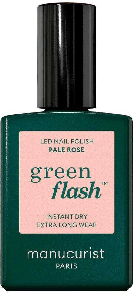 Manucurist Žalias Flash Nagų lakas lakier do paznokci Pale Rose 15ml
