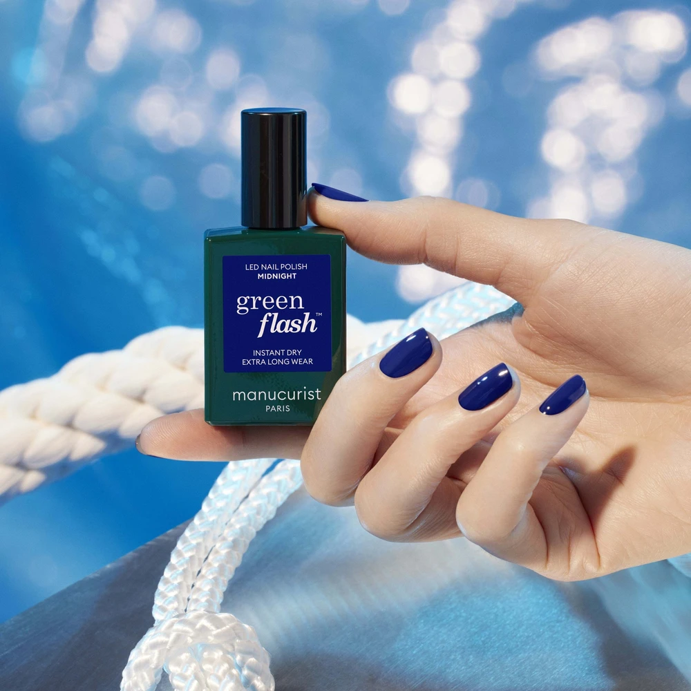 OPI Manucurist Žalias Flash Nagų lakas lakier do paznokci Midnight 15ml