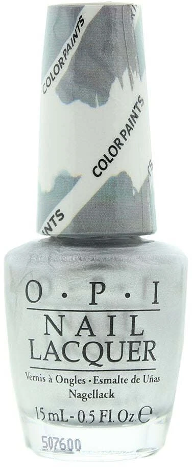 Opi Sidabrinis Canvas Undercoat metallic Nagų lakas OSC72NLP19 Sidabrinis Canvas, 15 ml