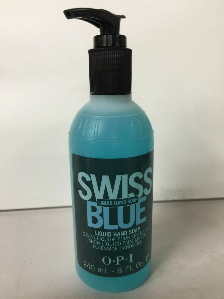 Opi Swiss Mėlyna valomasis skystas muilas rankoms, 225 ml