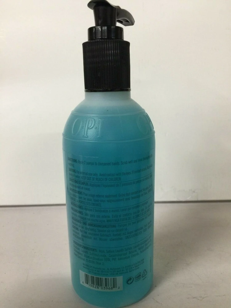 Opi Swiss Mėlyna valomasis skystas muilas rankoms, 225 ml