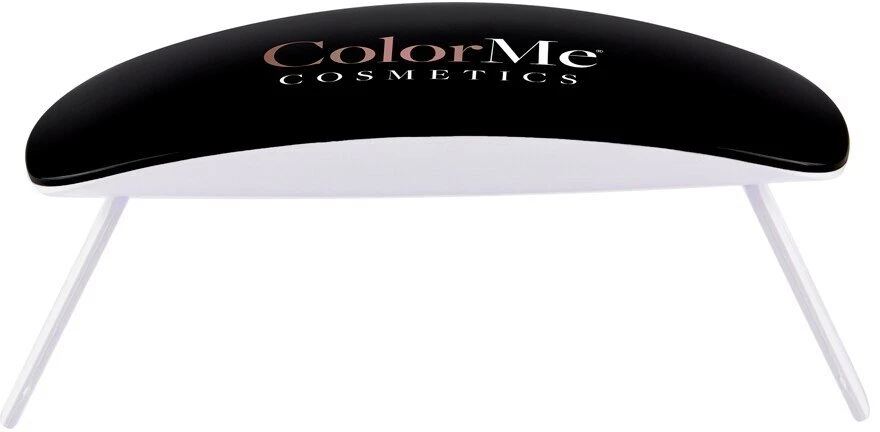 Set ColorMe Cosmetics: ColorMe užtraukiamas GWP tekstilinis krepšelis + ColorMe Gel Semi-Permanent nagų lakas, 10 ml + ColorMe Base Coat Semi-Permanent nagų lakas, 10 ml + ColorMe Top Coat Semi-Permanent nagų lakas, 10 ml + ColorMe nagų dildė + ColorMe nagų LED lempa