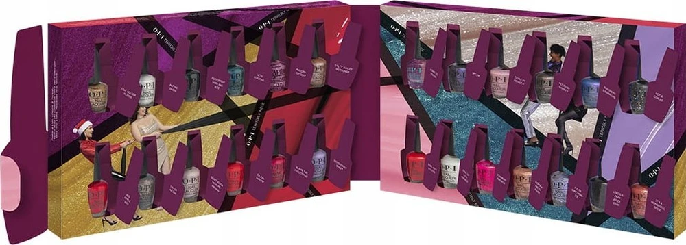 Opi Terribly Nice Makeup Advent Calendar nagų lakų advento kalendorius, 25 × 3,75 ml