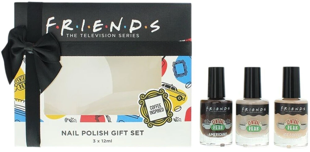 OPI Set Trio, Warner Bros, Friends, Chip-Resistant, Nagų lakas, Coffee, 3 pcs, 12 ml For Women