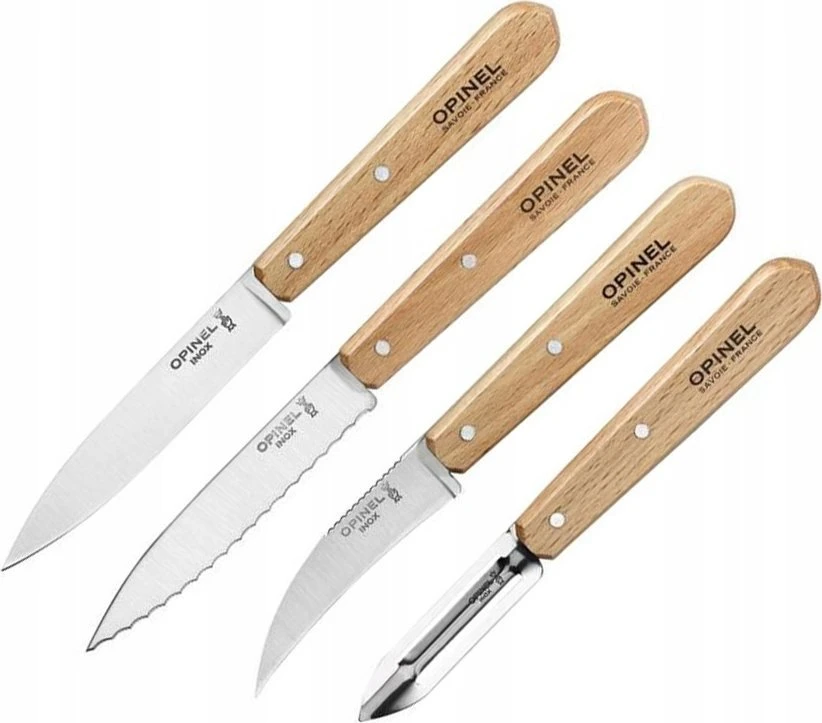 Peilių rinkinys Opinel Natural, 4 vnt. (001300)