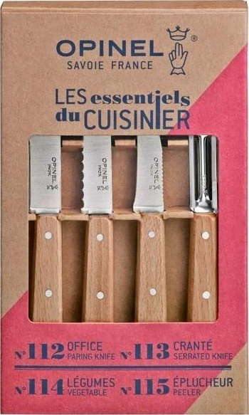 Peilių rinkinys Opinel Natural, 4 vnt. (001300)