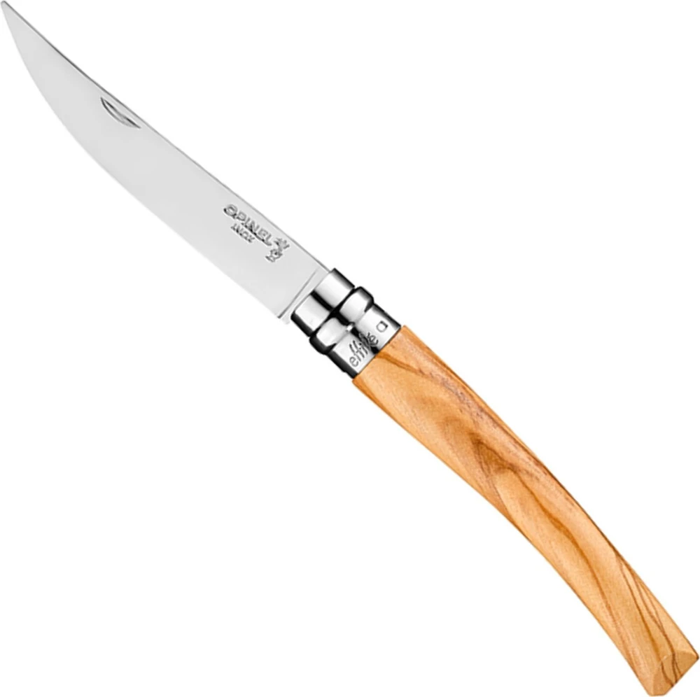 Kišeninis peilis plonais ašmenimis Opinel Nr.10 Alyvmedžio rankena