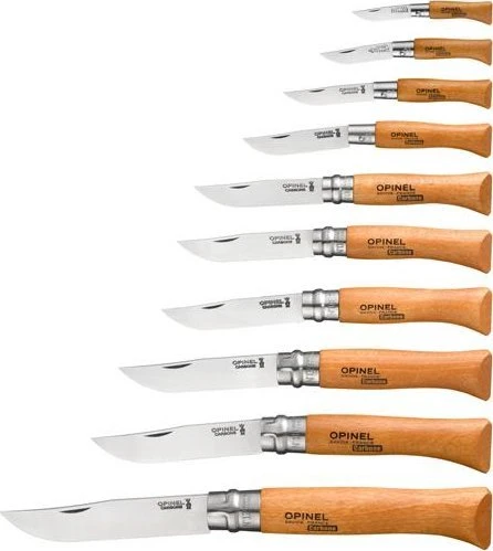 Peilis Opinel 4 anglinis plienas, bukas