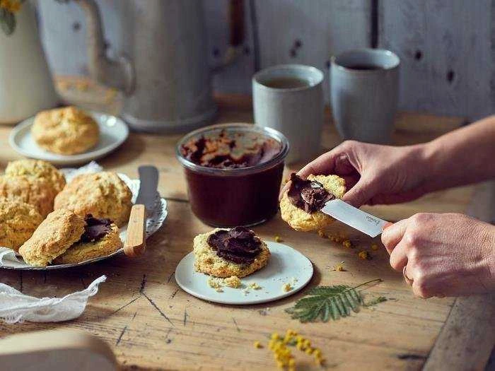 Virtuvinis peilis Opinel Breakfast Peilis - Smėlio