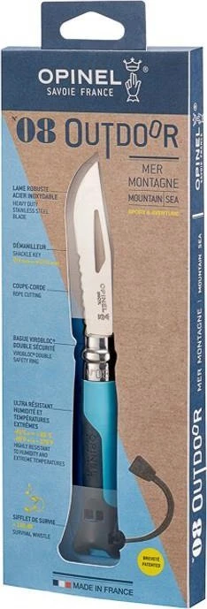 Opinel peilis Outdoor Nr.8 nerūdijančio plieno ašmenimis