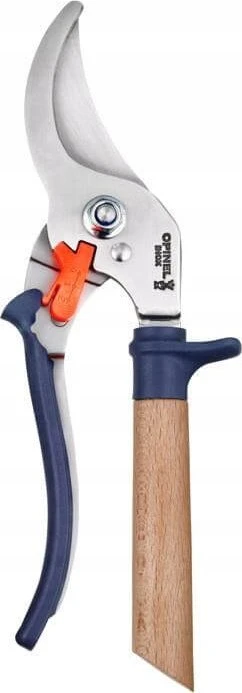 Opinel sekatorius kombinuota buko ir mėlyno plastiko rankena