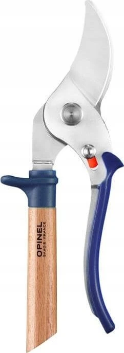 Opinel sekatorius kombinuota buko ir mėlyno plastiko rankena