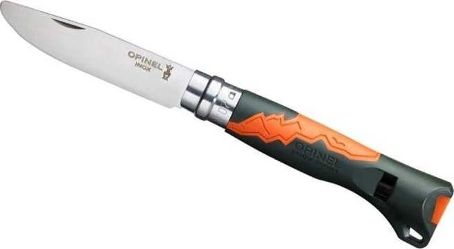 Vaikiškas peilis Opinel Outdoor Junior Nr. 7 chaki rankena