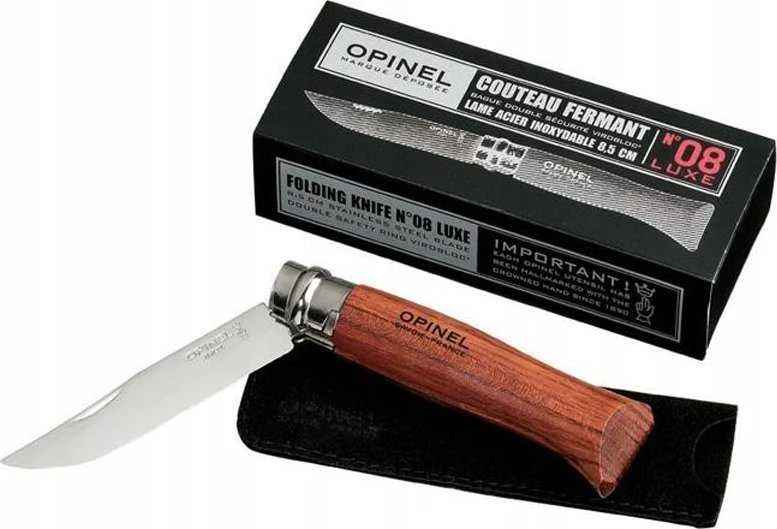 Peilis Opinel Nr.8 Afrikos koralmedžio rankena