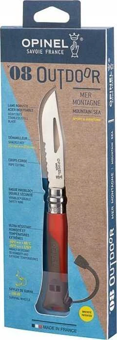 Opinel peilis Outdoor Nr.8 nerūdijančio plieno ašmenimis