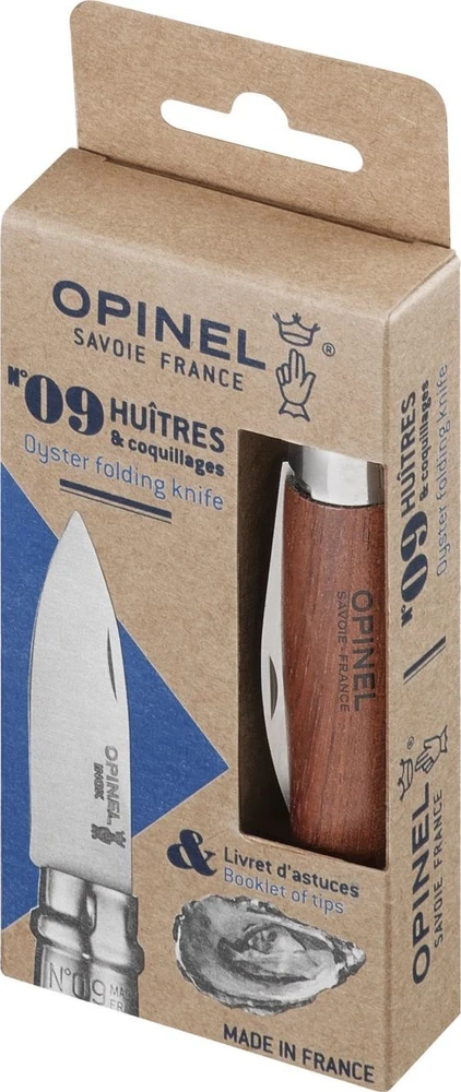 Peilis austrėms Opinel Nr. 9 bubinga rankena