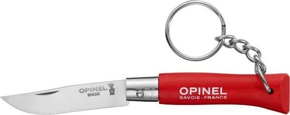 Opinel peilis Nr.4 buko rankena su pakabuku raktams