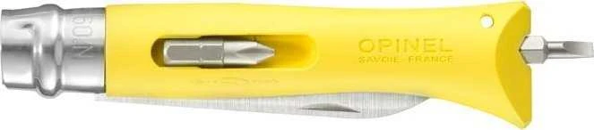 Nóż Opinel DIY geltonos spalvos 002138