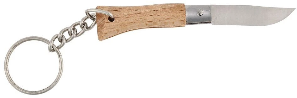 Kišeninis peilis Opinel Nr.2 Buko rankena su pakabuku raktams