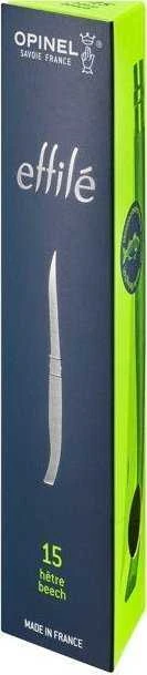 Kišeninis peilis plonais ašmenimis Opinel Nr.15 Buko rankena
