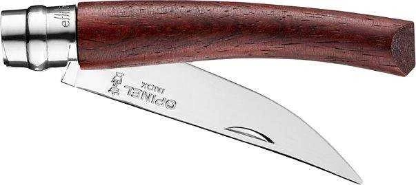 Kišeninis peilis plonais ašmenimis Opinel Nr.08 Afrikietiško koralmedžio rankena