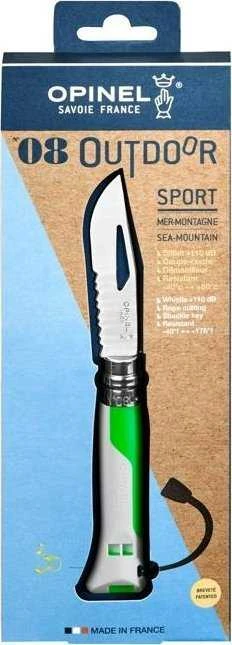 Opinel peilis Outdoor Nr.8 nerūdijančio plieno ašmenimis