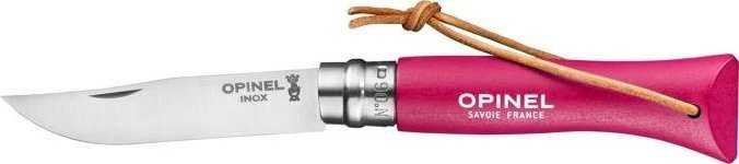 Opinel peilis Opinel Colorama 06 braškinė oda