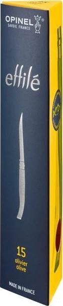 Peilis plonais ašmenims Opinel Nr.15 Slim Beech