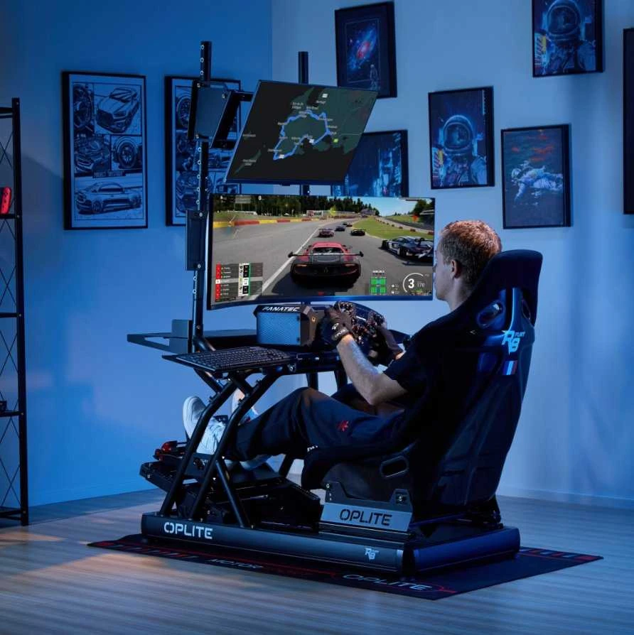 Oplite Games 0 OPLITE monitoriaus laikiklis R8 (ant vieno monitoriaus viršaus), juodas