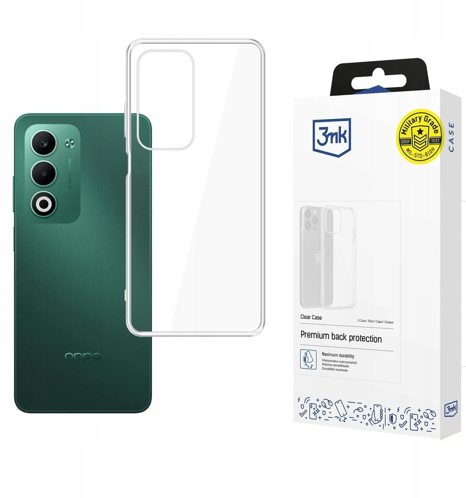 3Mk apsauginis 3mk skaidrus dėklas Oppo A5 5G/ A5M - permatomas