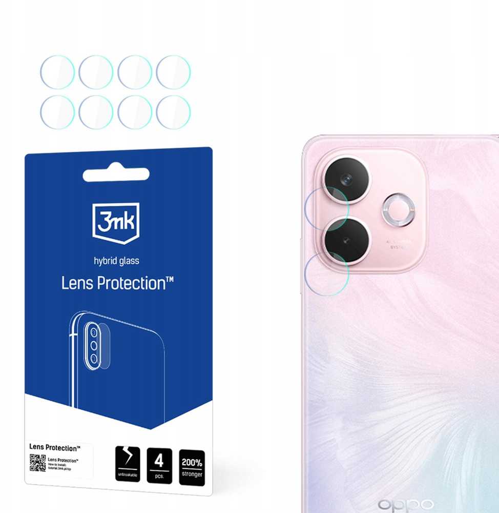 Nezatříděno 3Mk apsauga 3mk hibridinis objektyvo apsaugos stiklas „Oppo A5 Pro 5G“ kameros objektyvui