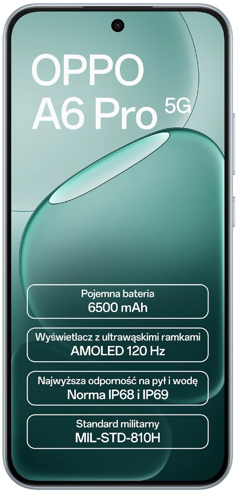 Oppo A6 PRO 5G 8/256GB Pilka