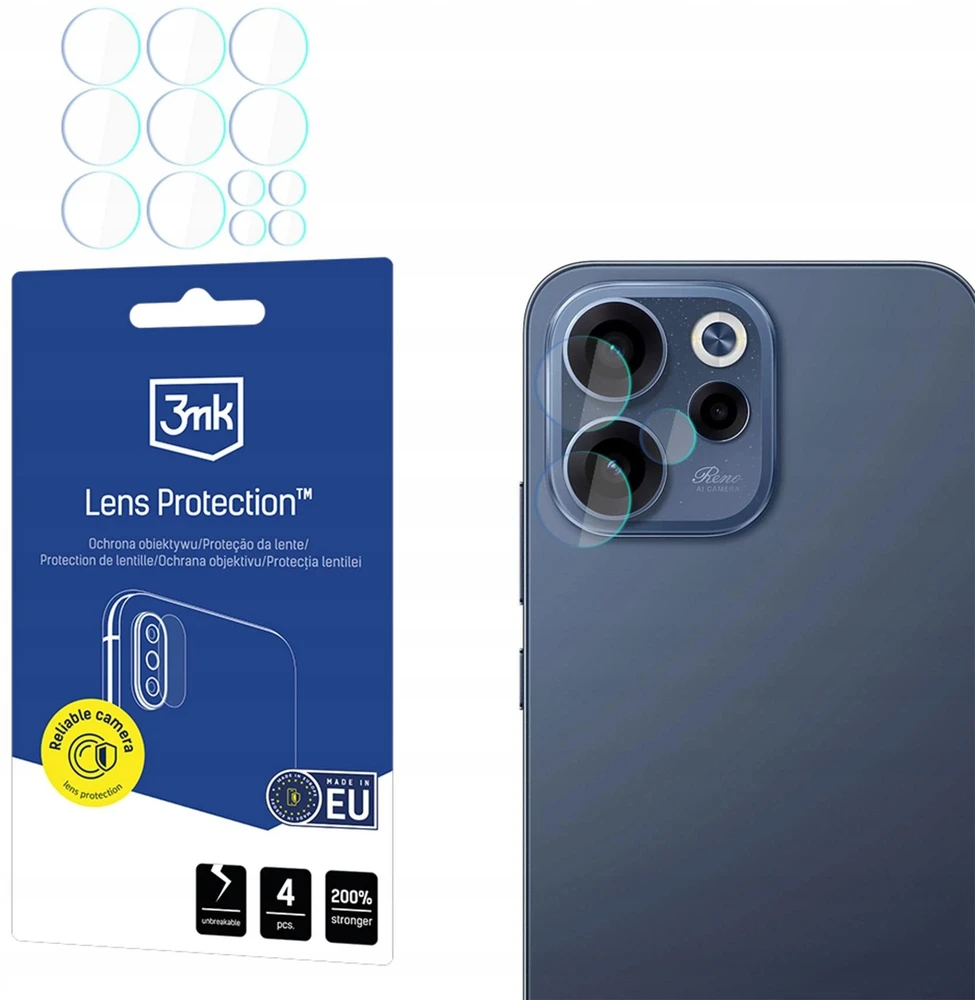 3Mk apsauga 3mk hibridinės kameros objektyvo apsauga, skirta „Oppo Reno 15 F 5G“ / „Reno 15 FS 5G“ (CPH2801)