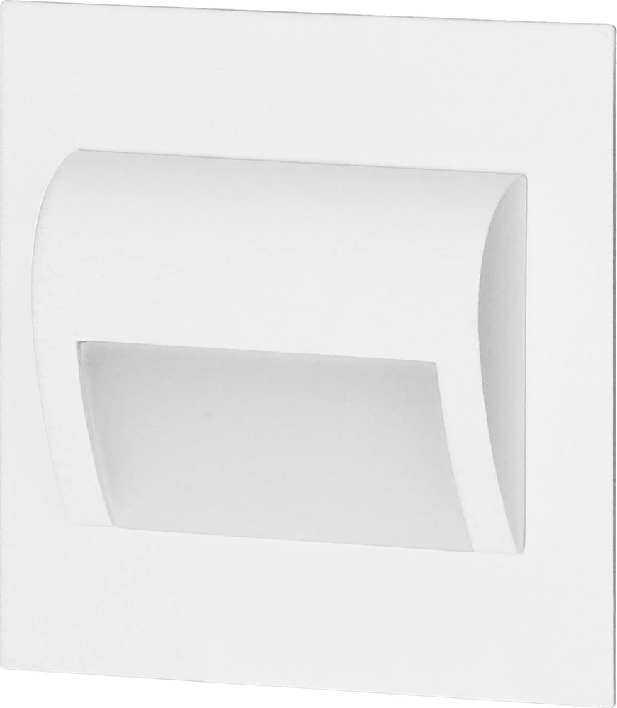 Orno DRACO LED NEW 1.5W, įleidžiamas laiptų šviestuvas, 12VDC, 30lm, 4000K, baltas, novatoriškas tvirtinimo būdas
